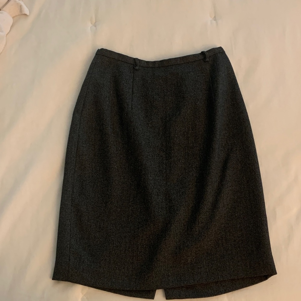 LOFT Charcoal Pencil Skirt